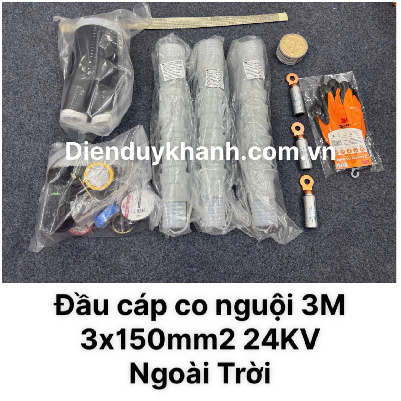 Đầu Cáp Co Nguội Trung Thế Ngoài Trời 24KV OD 3C QTII(K)6S-32-150 (3x150mm2)